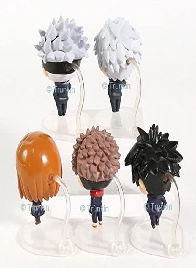 Trunkin Jujutsu Kaisen Set of 5 Gojo Satoru Itadori Yuji Fushiguro Megumi Figures Cartoon Anime Action Figure Action Toys Weeb Manga Collectible - Image 2